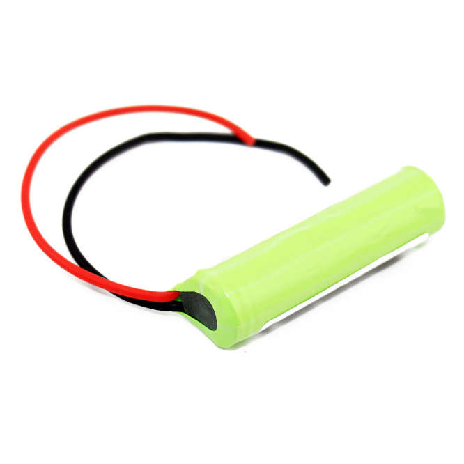 BAT LI-ION 3V7 1A2 18x65mm 2-WIRE LEADS L18650L-1.2A
