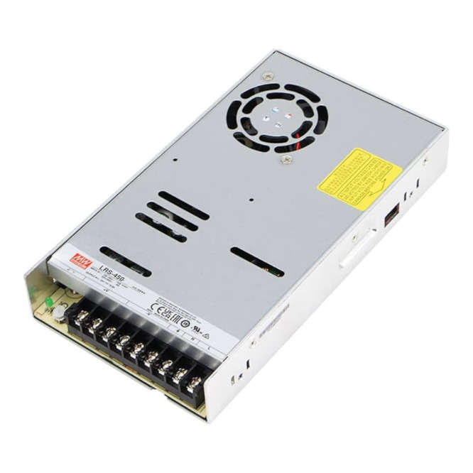 POWER SUPPLY ENCL. IN=230 OUT=12VDC @ 37A LRS-450-12