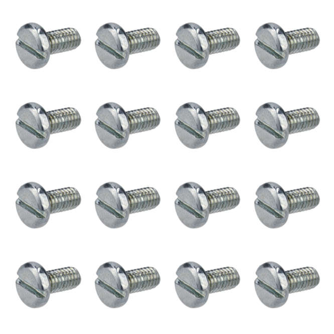 SCREW CHEESE-HEAD M3x6 PLATED - 1K/BAG CHMSZ3X6