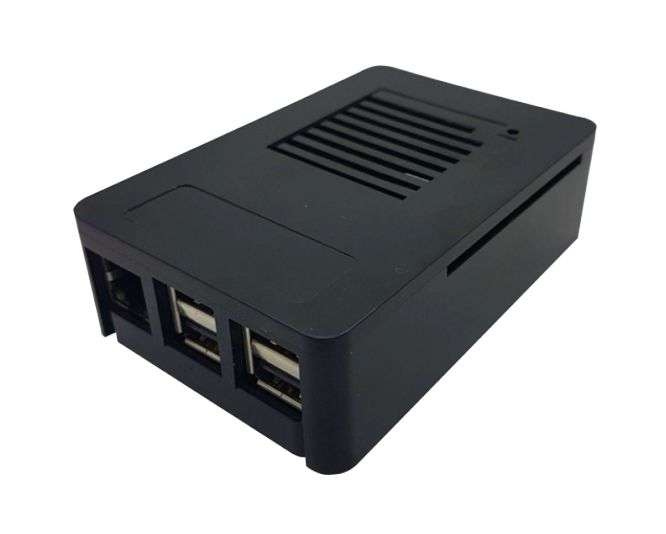 RPI 4 / TINKER BOARD INNOVATIVE CASE BLACK 25x25x10mm MATICBOX3-BK