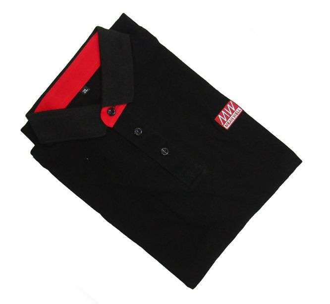 BLACK BRANDED POLO SHIRT XL FOR MAN YHS-POL02-ML-XL