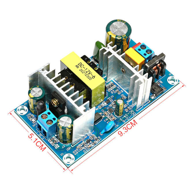 POWER SUPPLY O/F IN=220V OUT=12V 6A 12V6A-72W