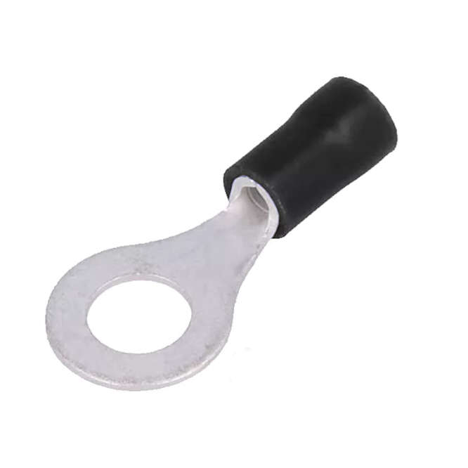 TERMINAL PRE-INS RING LUG BLACK R=5.3MM RV 3.5-5S