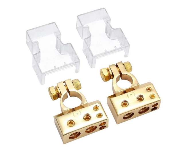 POWER BLOCK BATTERY CLAMP TERMINALS SET   ZPCUAL4 / 200122