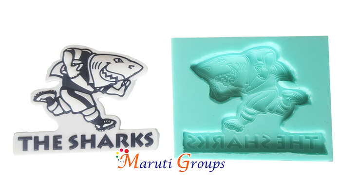 Sharks -Rugby Logo Silicone Mould