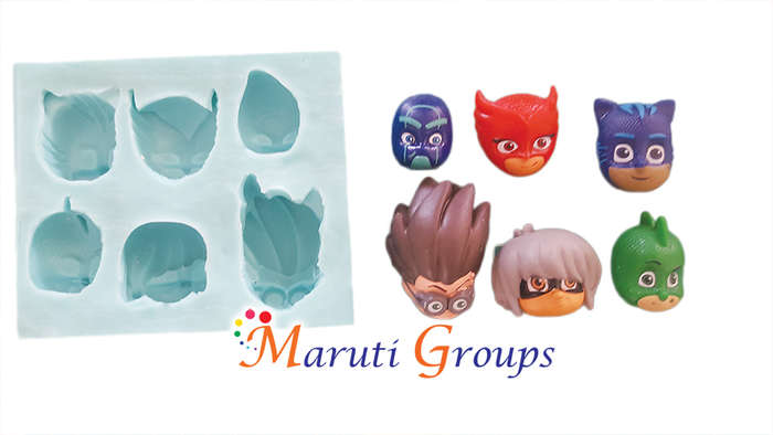 PJ Masks - All Characters Silicone Mould