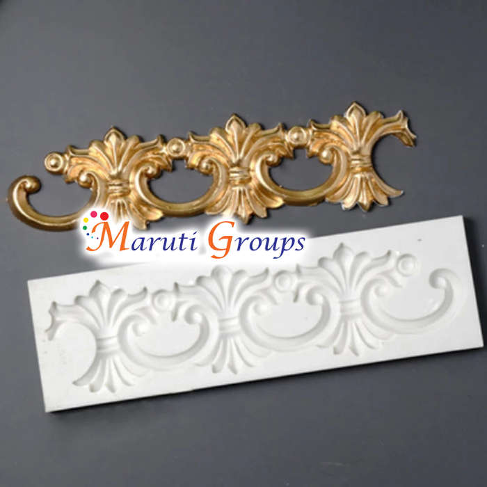 Craft & Vintage Scroll Silicone Mould
