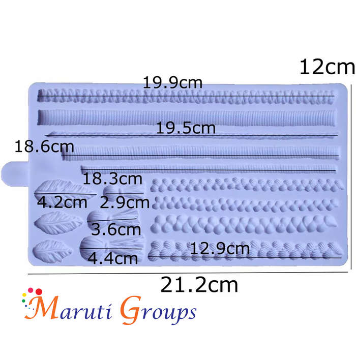 Hemp Rope Silicone Mould - Crafts, Woven Texture / Macrame