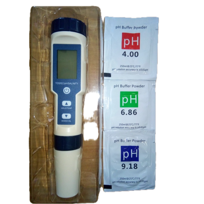 pH/ TDS/ EC/ Salinity/Temperature Meter