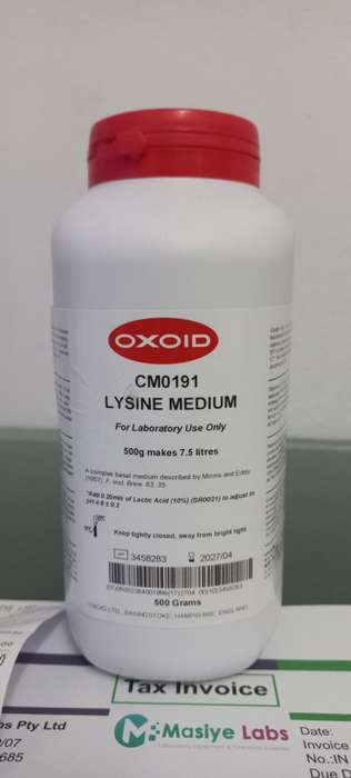 Lysine Medium 500g