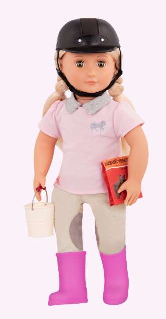 OG DELUXE DOLL W/ BOOK TAMERA 18INCH BLONDE