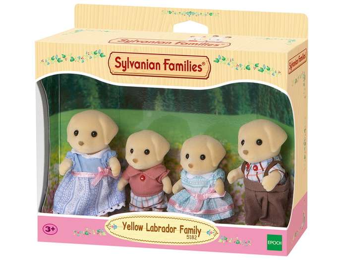 Yellow Labrator Family