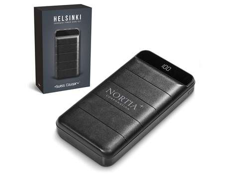 Swiss Cougar Helsinki 20000mAh Power Bank Set - Black