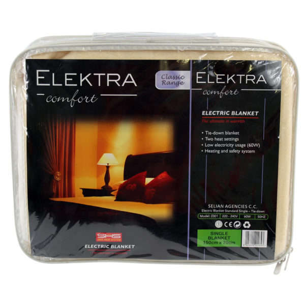 CLASSIC ELECTRIC BLANKET SINGLE TIE DOWN