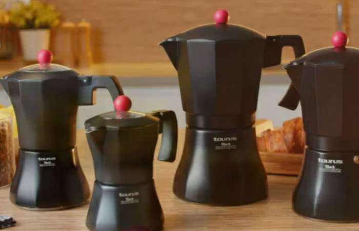 Coffee Maker Aluminium Black 9 Cup "Black Moments 9"