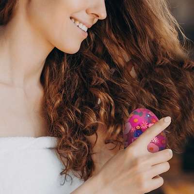 AMAZING HAIR BRUSH FLOWERS