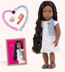 OG HAIRPLAY DOLL PATTI 18INCH FROM HAIR TO THERE BLACK