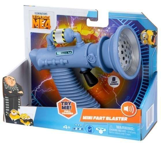 DESPICABLE ME 4 MINI FART BLASTER WITH SOUNDS