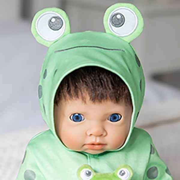 TINY TREASURES FROG IN ONE DOLL
