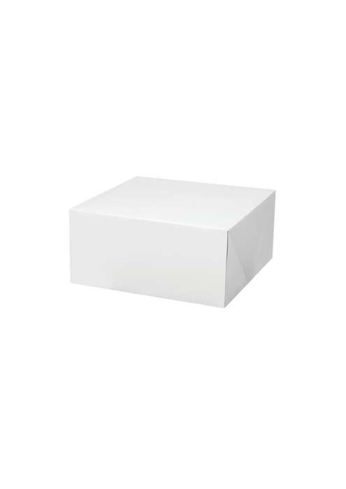 Wilton White Square Corrugated Cake Box, 2-Count - 25.4 x 24.4 x 12.7 cm