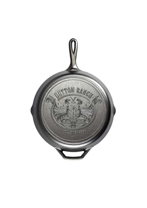 Lodge Cast Iron Yellowstone 12 Inch Cast Iron Steer Skillet