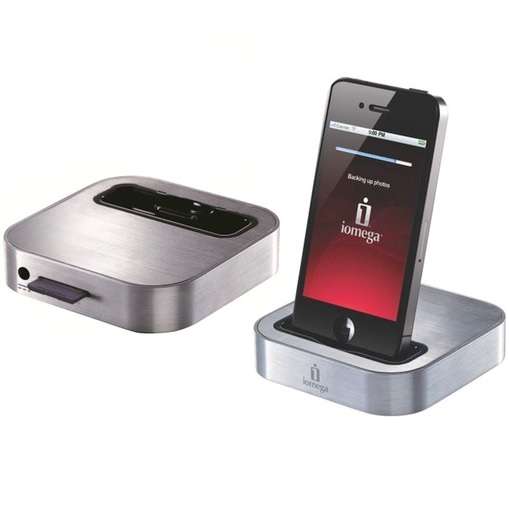 Iomega Superhero Iphone Backup & Charger Apple