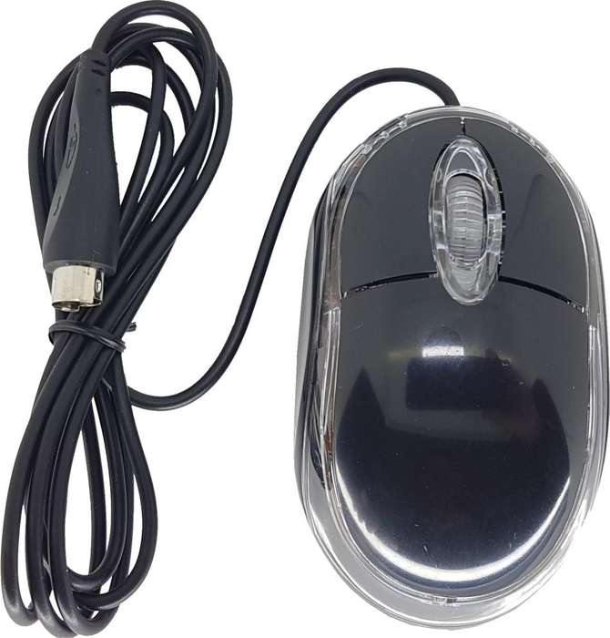 Optical Mouse Ps2 Black 3 Button Mouse