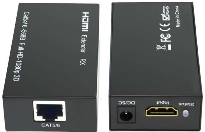 Hdmi Extender Over Lan 60M Network Extenders