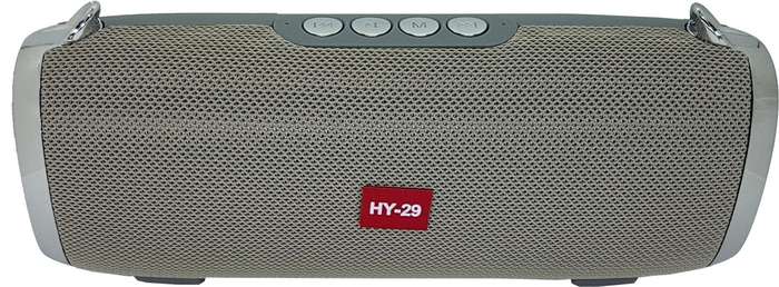 Hy29 Grey Bluetooth/Usb/Fm/M-Sd Speakers