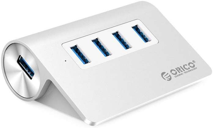 Orico 4 Port Usb 3.0 Hub Silver