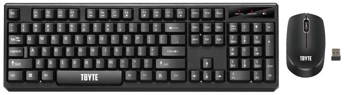Tbyte Wireless Keyboard & Mouse Combo Keyboards