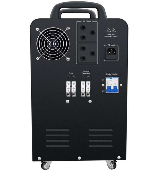 Tbyte Demo 500W Trolley Inverter With 12V 65Ah Flea Market