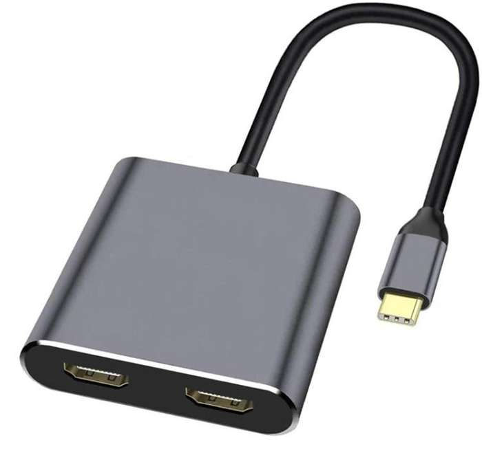 Usb-C To Dual Hdmi Cables : Media