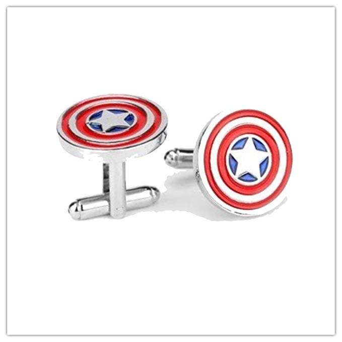 Captain America Shield Cufflinks