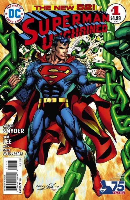 Superman Unchained Issue # 1g Neal Adams Variant Bronze Age 1:50