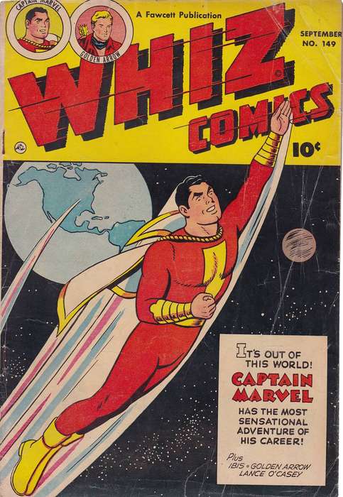 Whiz Comics Issue # 149 CONDT VG  Sep '52