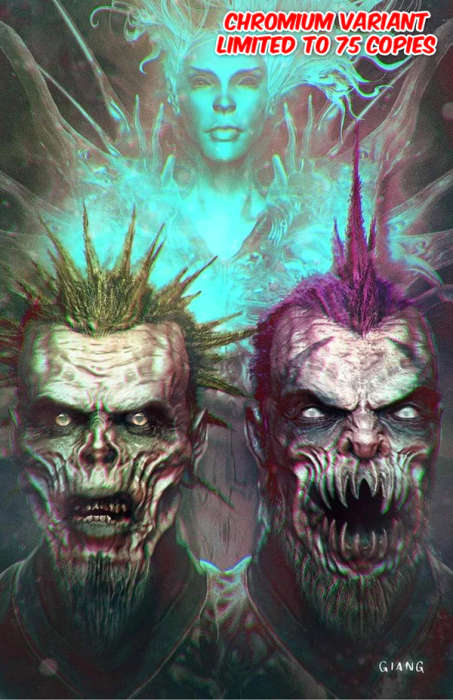 TWIZTID HAUNTED HIGH ONS CURSE OF GREEN BOOK #4 JOHN GIANG VIRGIN CHROMIUM VARIANT LIMITED TO 75 ...