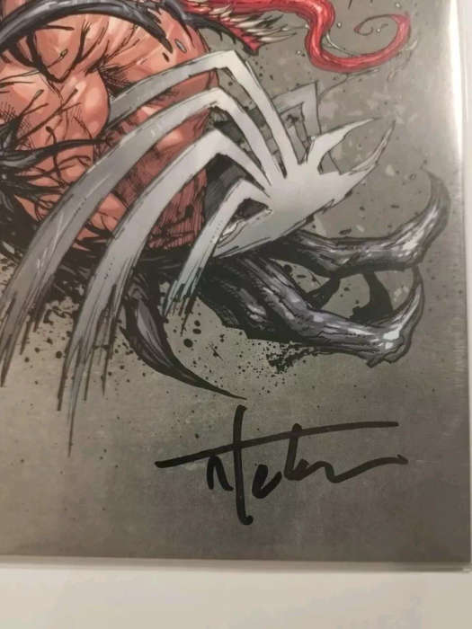 VENOM LETHAL PROTECTOR #3 TYLER KIRKHAM SIGNED VIRGIN VARIANT WITH COA