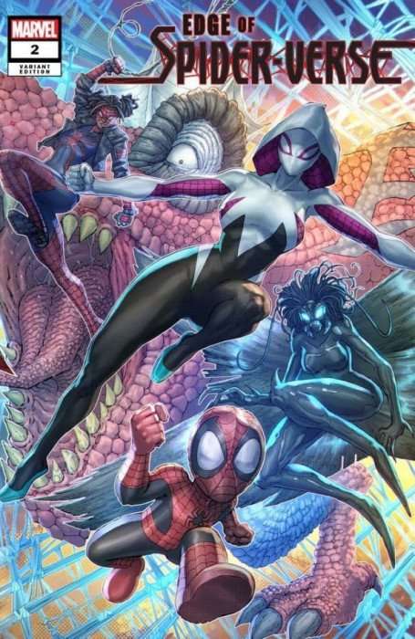 EDGE OF SPIDER-VERSE #1 - 5 ALAN QUAH CONNECTING VARIANTS SET