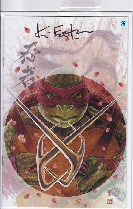 Teenage Mutant Ninja Turtles (TMNT) #1 SDCC 2024 VIRGIN Variant by David Mack SIGNED BY KEVIN EAS...