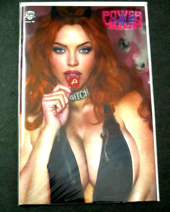 POWER HOUR #3 SHIKARII "SUCKER" PH HERO SELF PORTRAIT RED TRADE COMIC ELITE XX62