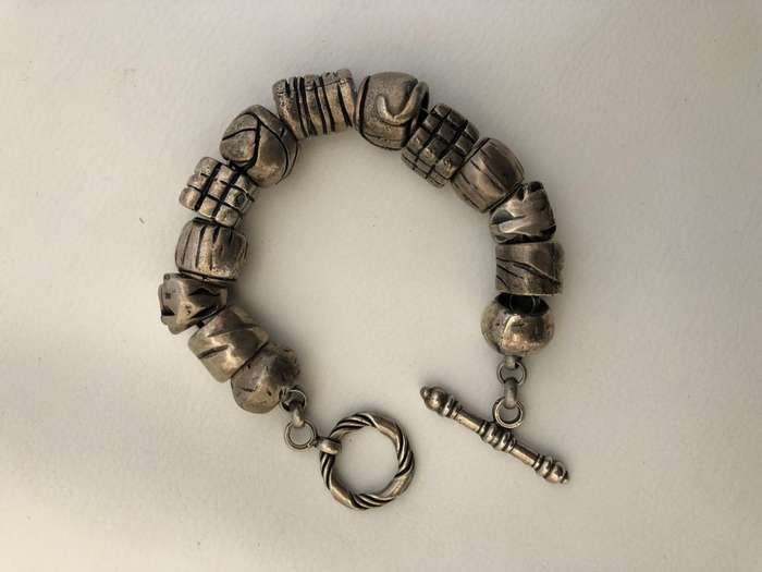 Bracelet - Heavy Silver Tone Belcher (Toggle Clasp) #ML306 R495.00 | Dimensions: 220mm by 13mm