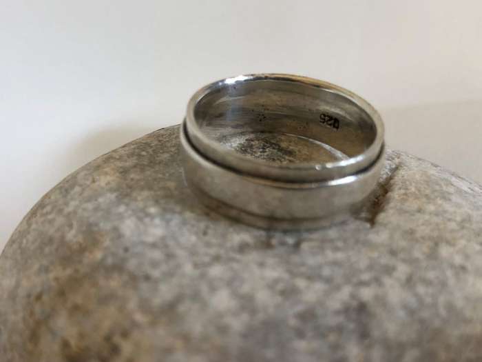 Ring - .925 Silver Double Layer Band #ML307