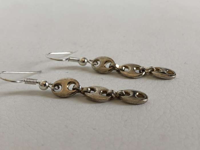 Earrings - Link Style Drop Design #ML398