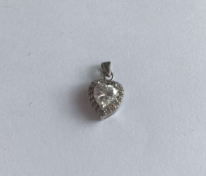 Pendant - Vintage Sterling Silver Heart #ML708