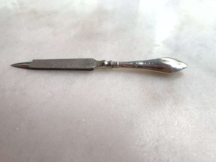 Antiques and Collectibles - Antique Silver Nail File (Chester 1906) With Hallmarks #ML754 R695.00...