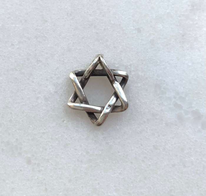Pendant - Silver Star of David (Magen David) #ML775