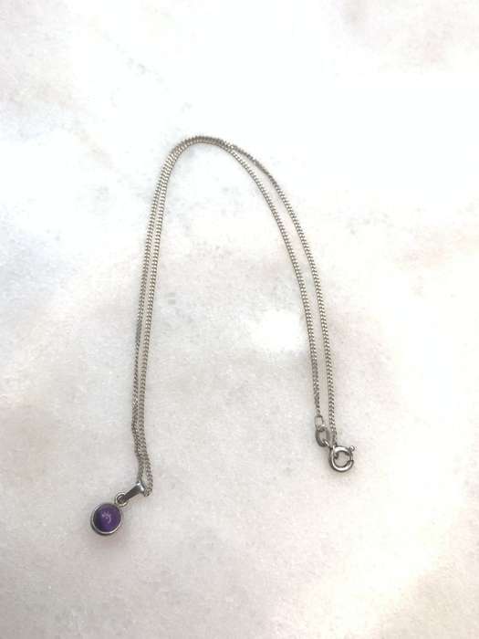 835 Silver Pendant On Chain. Pendant Has Amethyst Stone in Middle. German Silver #ML837 R695.00 |...