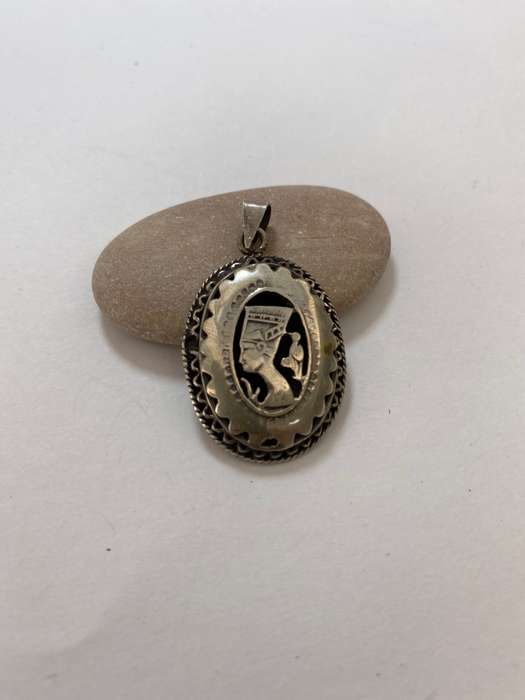 Pendant - Egyptian Image With Crown and bird. Silver Colour. No Chain #ML1223 R295.00 | Dimension...