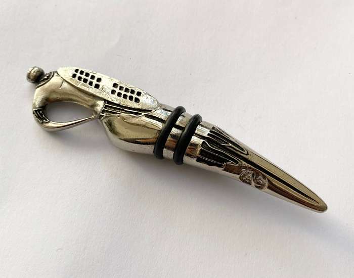 Antiques and Collectibles - Andy Cartwright Tribal Warrior Wine Stopper In Original Box #ML1481